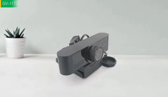 Webcam USB para PC com tampa de privacidade, automática