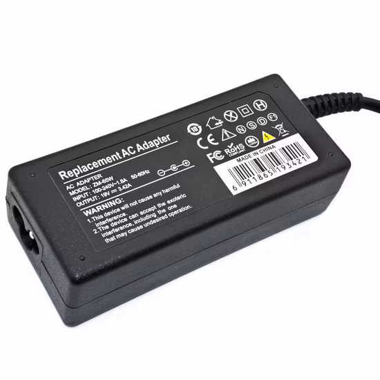 Venda quente 65W 19V 3.42A 5.5*1.7 Carregador Adaptador AC para laptop para Acer